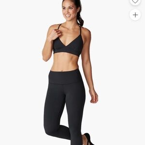 Tavi High Waisted Black Leggings with Snakeskin Print